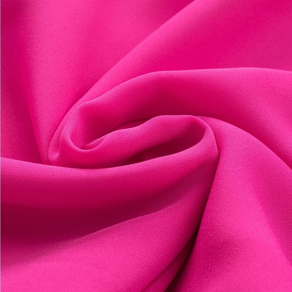 🔥🔥Rose Button Keyhole Back Pleated Ruffled Blouse - Picture 4 of 5